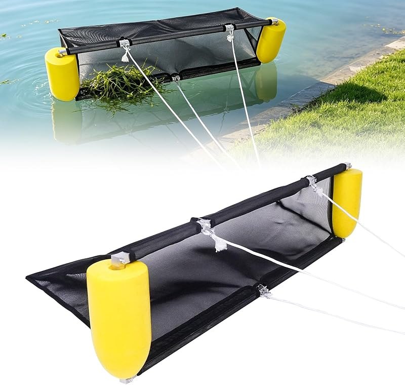 55" Lake Floating Debris Collector for Lakes & Ponds, Pond Skimmer — koi pond skimmer for koi pond skimmer