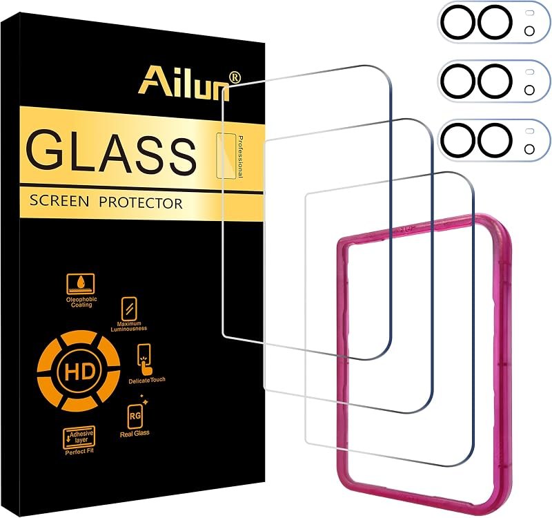 Ailun Outer Screen Protector + Camera Lens Protector for iPhone Duo — iPhone Duo camera lens protector for iphone duo