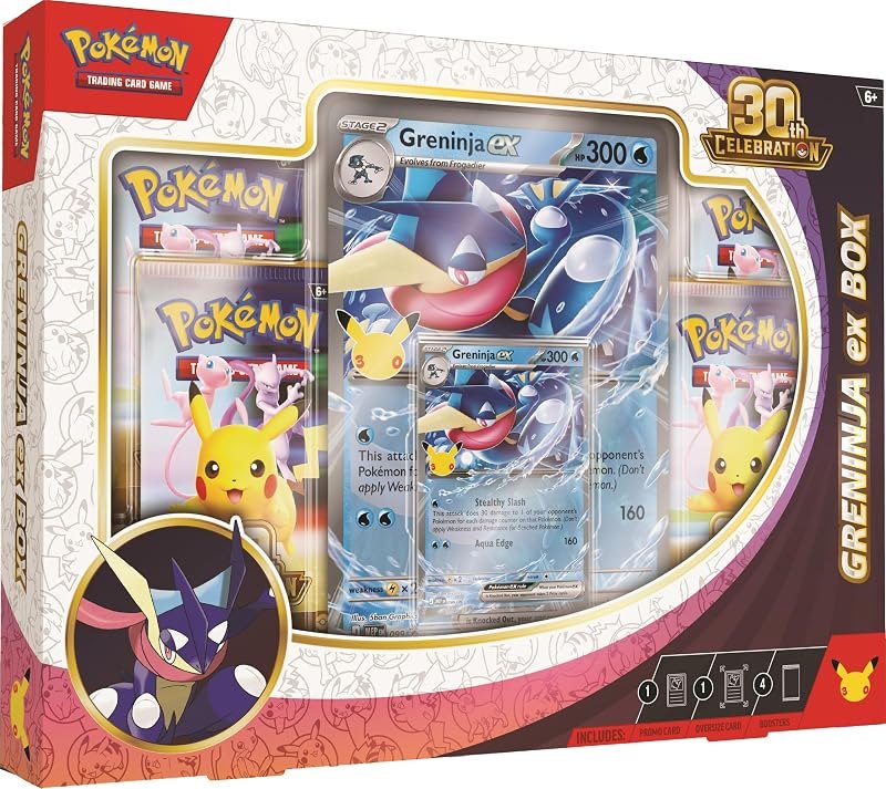 TCG: 30TH Celebration Greninja EX Box — best Pokémon 30th Anniversary Tradin for pok mon 30th anniversary