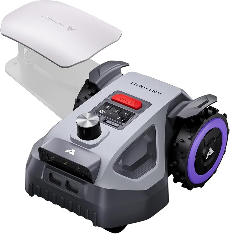 ANTHBOT M5 LIDAR Robotic Lawn Mowers, 1/8 Acre Wire-Free Dual Vision — Robot Lawn Mowers for robot lawn mowers