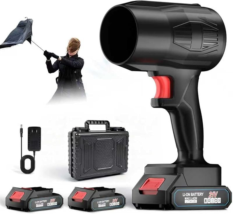 Leaf Blower, Electric Cordless Leaf Blower,Lightweight Blower（Black） — cleaning Leaf Blower for cleaning leaf blower