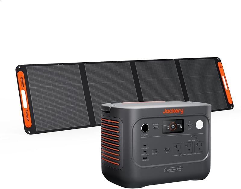 Jackery Explorer 1000 v2 Portable Power Station series, HP1000V2+200W — solar generator for solar generator