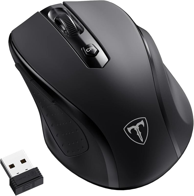 Wireless Mouse, 2.4G Ergonomic Computer Mouse USB Mouse for Laptop — computer vertical mouse for computer vertical mouse