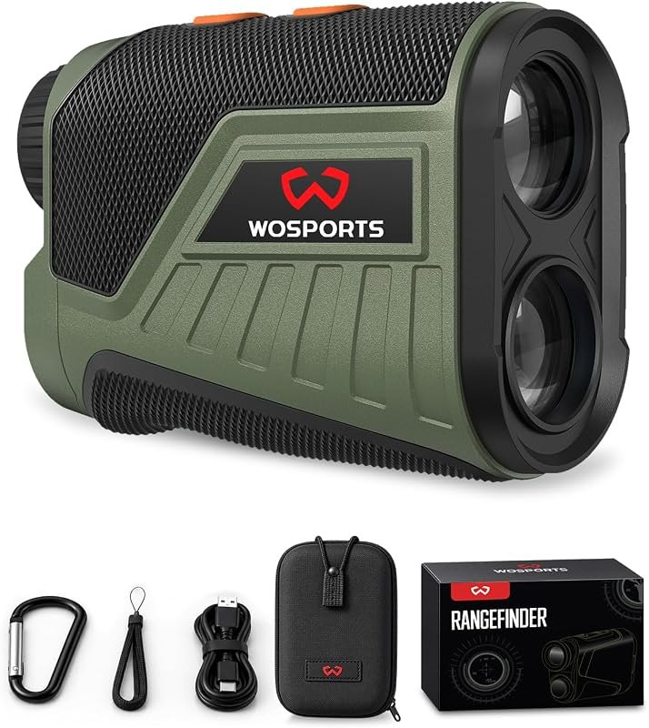 WOSPORTS Range Finder for Hunting, 2,300 Yards, Rechargeable — hunting rangefinder for hunting rangefinder