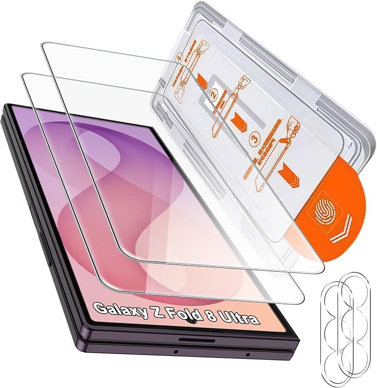 for Samsung Galaxy Z Fold 8 Ultra 5G Screen Protector, Kamera Glass,Bubble-Free Protective Film,High Transparency,High