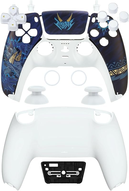 Replacement Shell Kit for PS5 Controller, Faceplate, Touchpad & Buttons — PS5 controller faceplate for ps5 controller