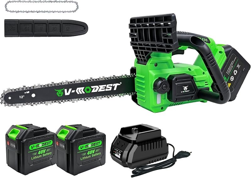 40V Battery Powered Chainsaw 12 Inch Cordless Electric Chain Saw — 12 inch electric chainsaw for inch electric chainsaw