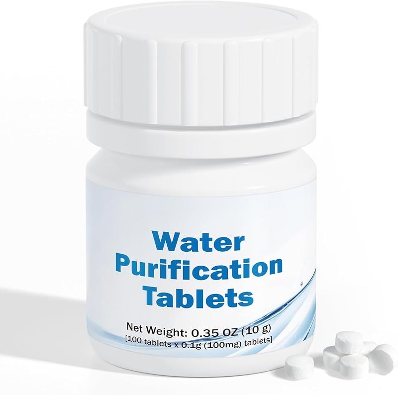 Water Purification Tablets - Emergency Water Filtration Survival — emergency water purification tablets for emergency