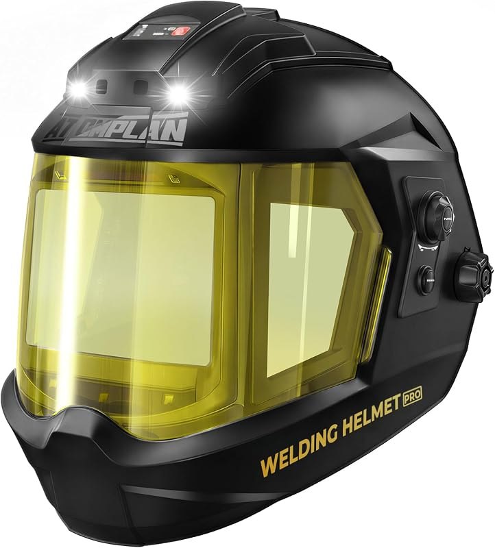 Welding Helmet Auto Darkening, True Color Welding Hood with Light — Welding Helmets for welding helmets