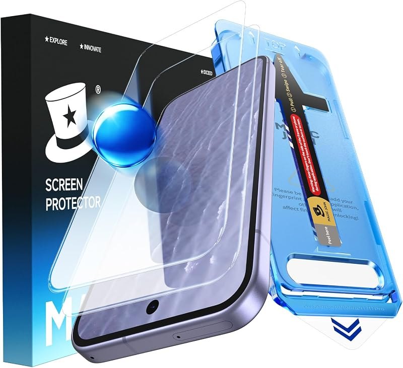 MAGIC JOHN 2 Pack for Google Pixel 11/11 Pro Screen Protector 6.3 inch — screen protector for google pixel screen