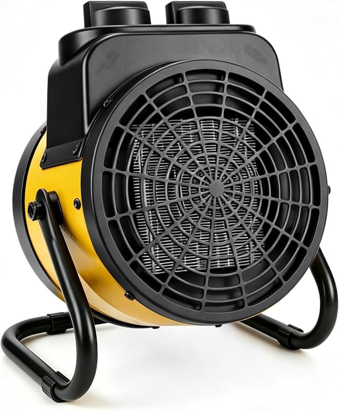 Outdoor Heaters for Patio, 1500W Greenhouse Heater with Overheat Protection, 3S Fast Heating, 3 Modes, Electric Space