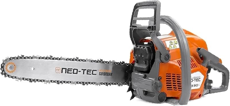 NH843 43cc Gas Chainsaw Powerhead with 16 Inch Guide Bar and Chain, 2.95HP 2.2KW Gasoline Chainsaw — 16 inch gas