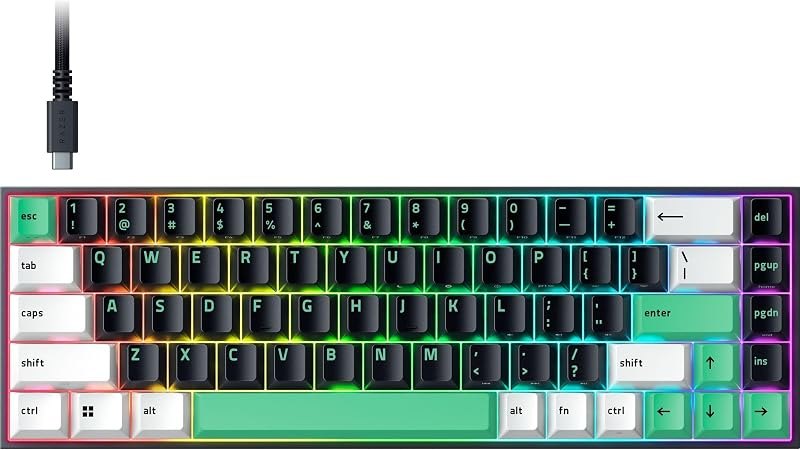 Razer Reclusa X Mini 65% Hot-Swappable Mechanical Gaming Keyboard — mini gaming keyboard for mini gaming keyboard