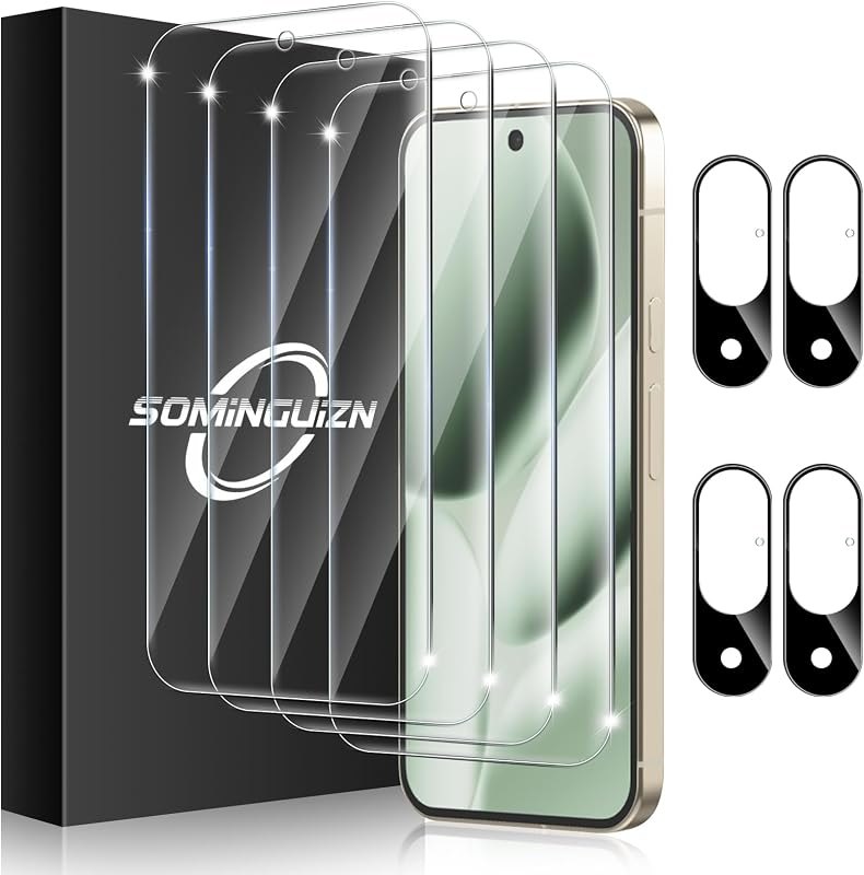 4+4 for Google Pixel 9 Phone Screen Protector Camera Lens Protectors — camera lens protector for google pixel screen
