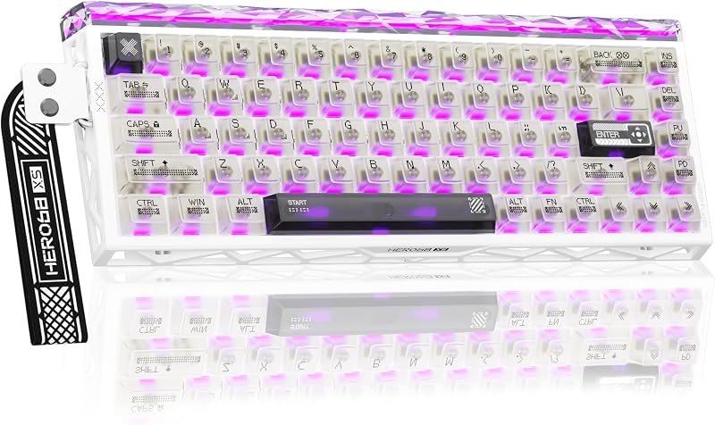 Aula Hero 68 XS 60% Hall Effect Wireless Gaming Keyboard with 0.005mm RT — Compact 60% Keyboard for compact keyboard