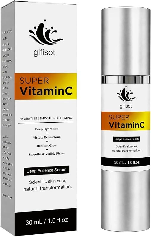 Super Vitamin C & Retinol Serum for Mature Skin - Anti‑Aging Face Treatment Hydrates, Firms, Lifts, Smooths, Targets