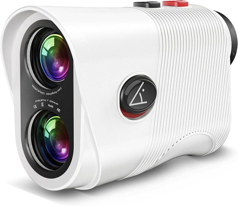 Range Finder Golf Rangefinder with Slope, 1200 Yards Laser Range Finder with 7X Magnification, Rechargeable Golf Range
