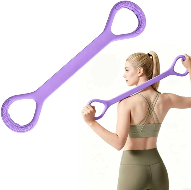 Figure 8 Resistance Bands with Handles for Full-Body Workouts,Purple — fitness resistance bands for fitness resistance