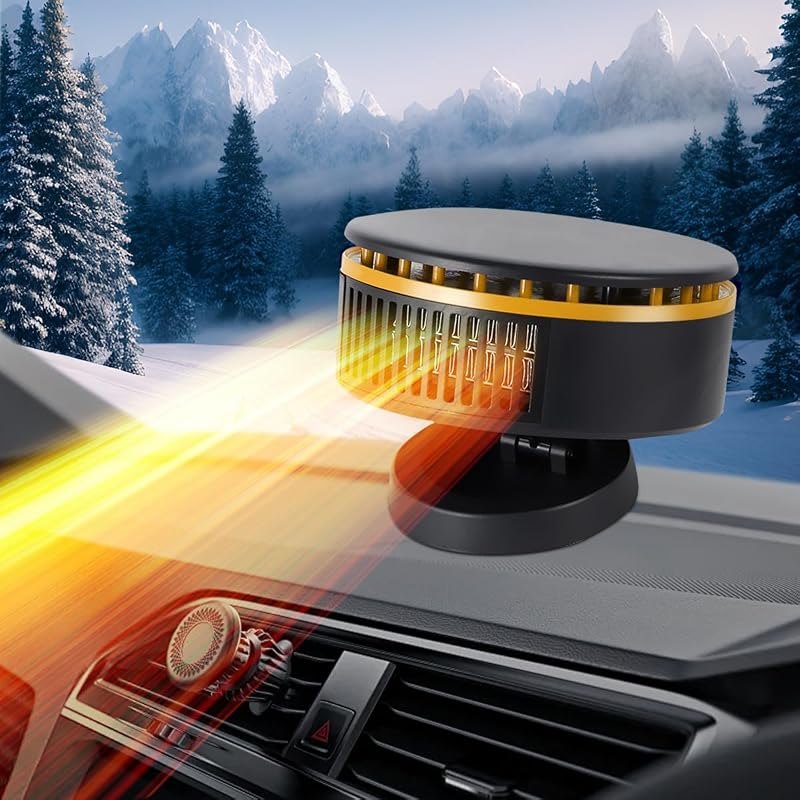 12V Car Heater,Portable Car Heater Defroster Windshield Defogger Automobile Windscreen Heating Plug in Cigarette