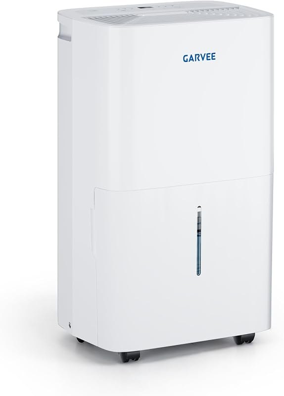 Garvee Max 150 Pint Dehumidifier for up to 5,500 Sq Ft — 50 pint dehumidifier with casters for pint dehumidifier casters