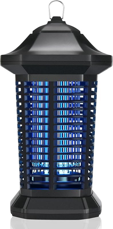 Bug Zapper Outdoor & Indoor,4200V Electric Mosquito Zapper Plug in, Mosquito Killer Lights, 360° UV Light Fly Trap for