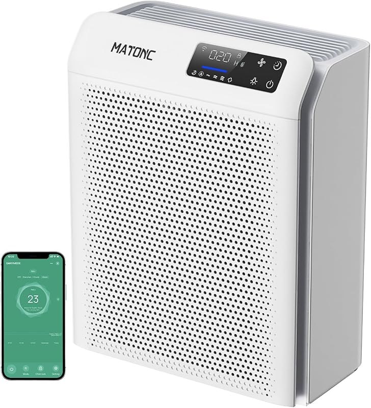 Air Purifier for Home Bedroom Large Rooms Up to 3500 ft², Smart APP Control — smart home air purifier for smart home
