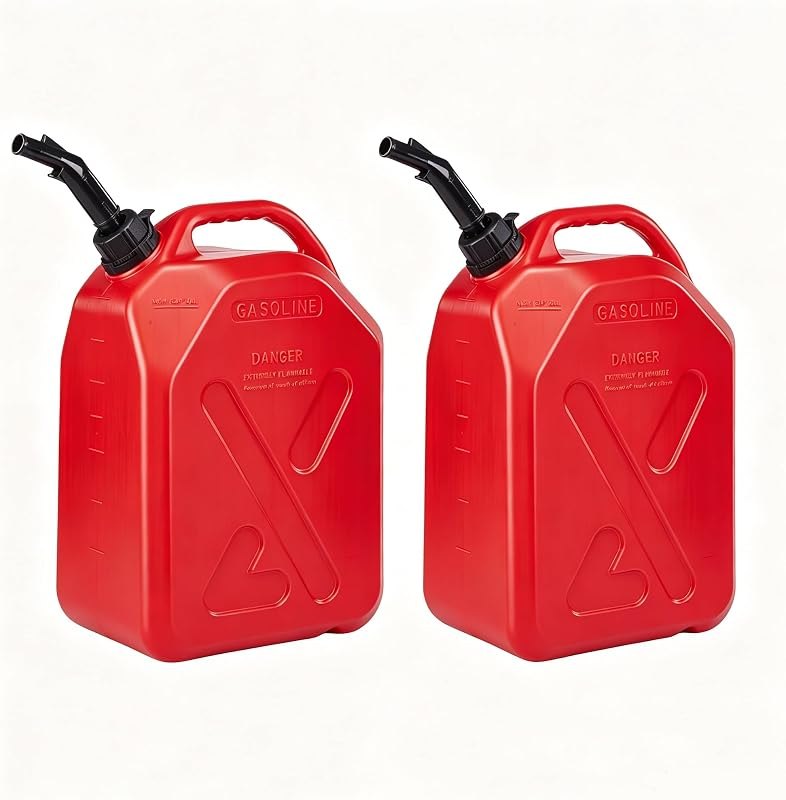 Garvee Fuel Tank 20L/5.28Gal (2PCS), Leakproof Fuel Storage Container — overlanding fuel jerry can for overlanding