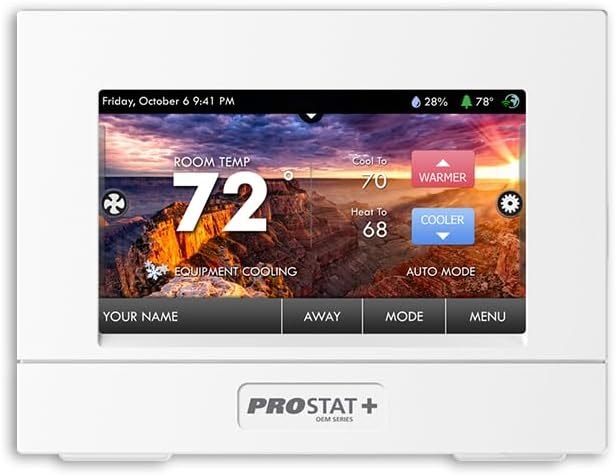 ProStat PSP4273RT Smart Thermostat Wi-Fi Touchscreen, 7-Day Programmable — best smart baseboard heater thermost for