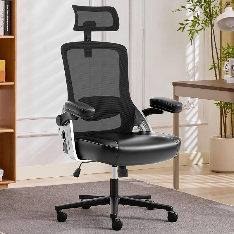 Big and Tall Ergonomic Office Chair 500lbs, Home Office Computer Desk Chair — best Poly Verve 30 for poly verve