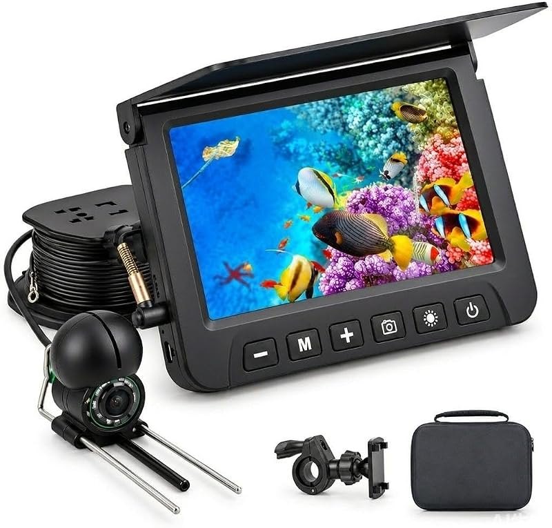 7" Underwater Fishing Camera, 1080P HD Fish Finder with DVR — ice fishing fish finder for ice fishing fish finder