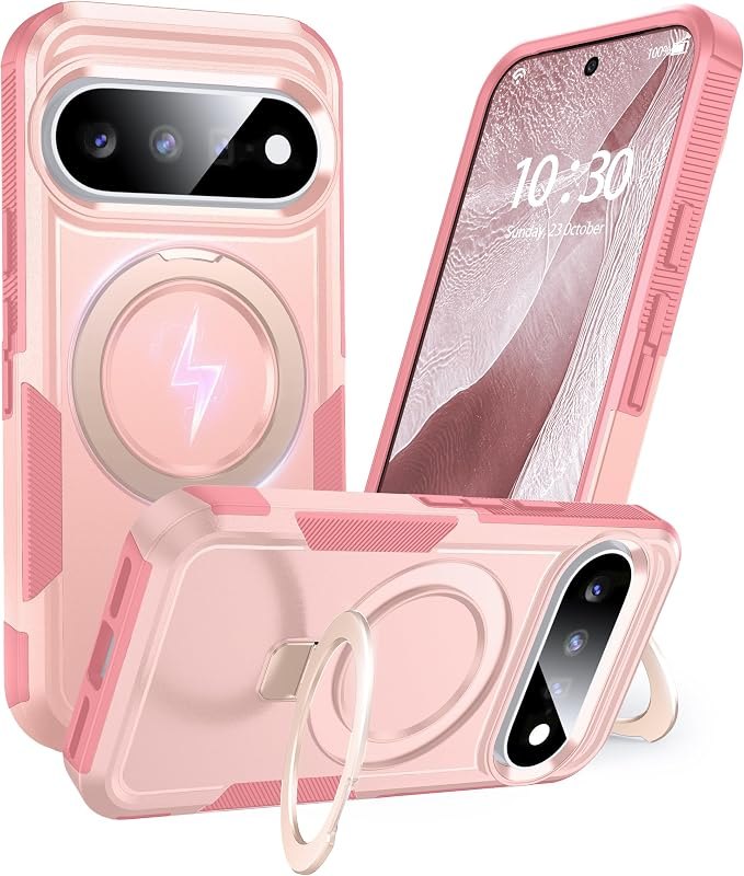 for Google Pixel 11 Pro XL Case [Compatible with MagSafe] Pink — case for google pixel case