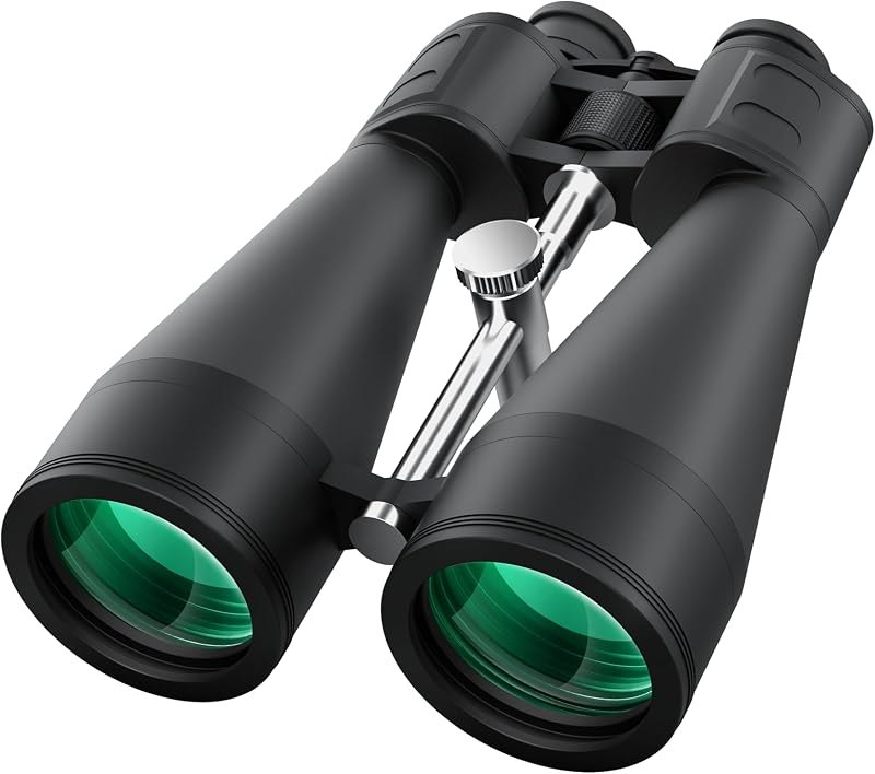 Aurosports 20x80 High Powered Binoculars for Adults Astronomy Stargazing — Lunar Observation Binoculars for lunar