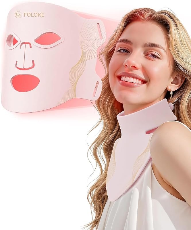 Red Light Therapy for the Face — red light LED face mask for red light led face