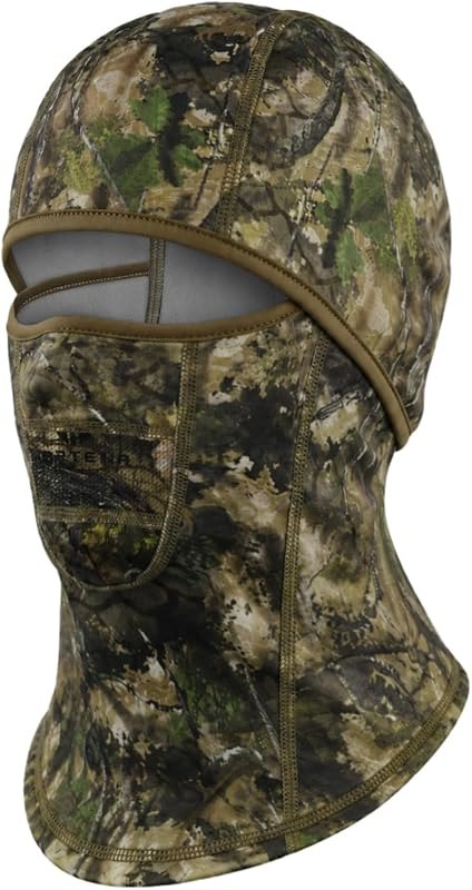 Camo Hunting Balaclava for Men, Fleece-Lined Face Mask, Neck Gaiter — hunting camouflage face mask for hunting