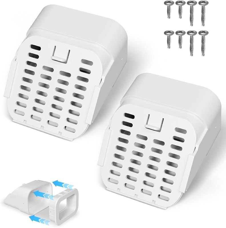 3"x4" or 2"x3" Type-A Gutter Downspout Guard (2PCS-White) — roofing gutter guard for roofing gutter guard