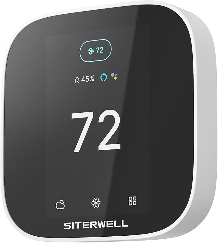 Siterwell Smart Thermostat WiFi Programmable Thermostat for Home — home smart thermostat for home smart thermostat