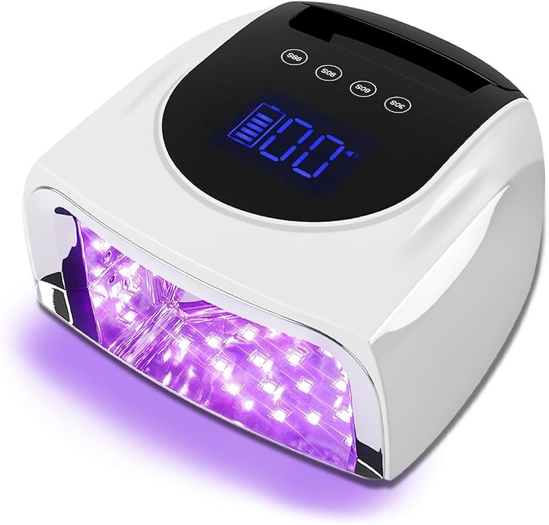 Rechargeable 96W UV LED Nail Lamp