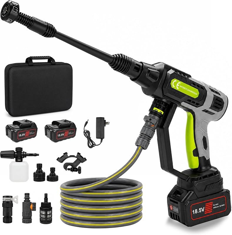 Cordless Pressure Washer, 1750 PSI Portable Power Washer, Brushless Motor — best electric pressure washer for electric