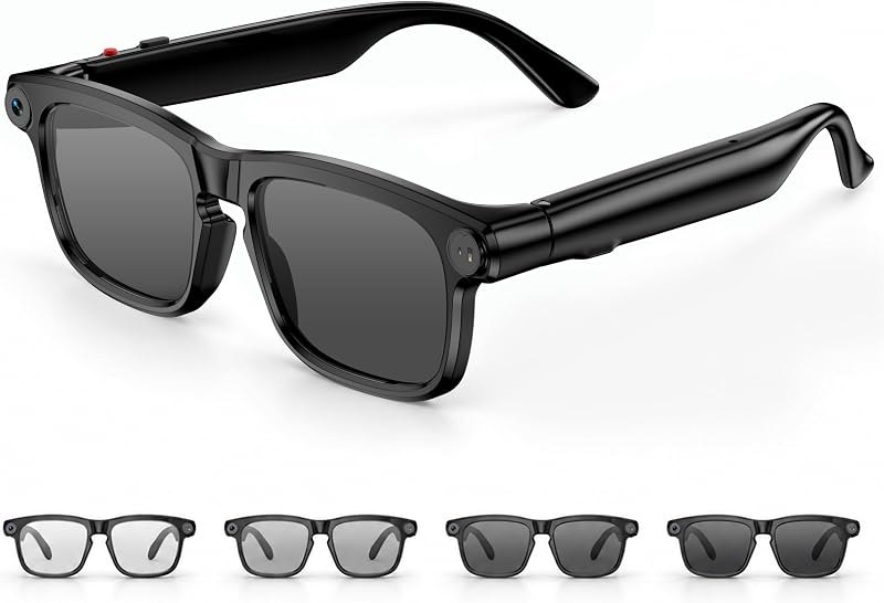 AI Smart Glasses with Camera,Sunglasses with Electrochromic Lenses — Alexa smart glasses for alexa smart glasses