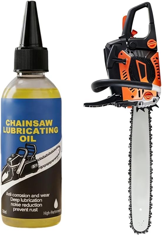 Chain Saw Lubricant Oil, Reduces Wear Long Lasting Chainsaw Bar Oil 100ml