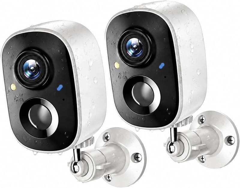 2K Security Cameras Wireless Outdoor,WiFi Cameras for Home Security — best wired indoor security camera for wired