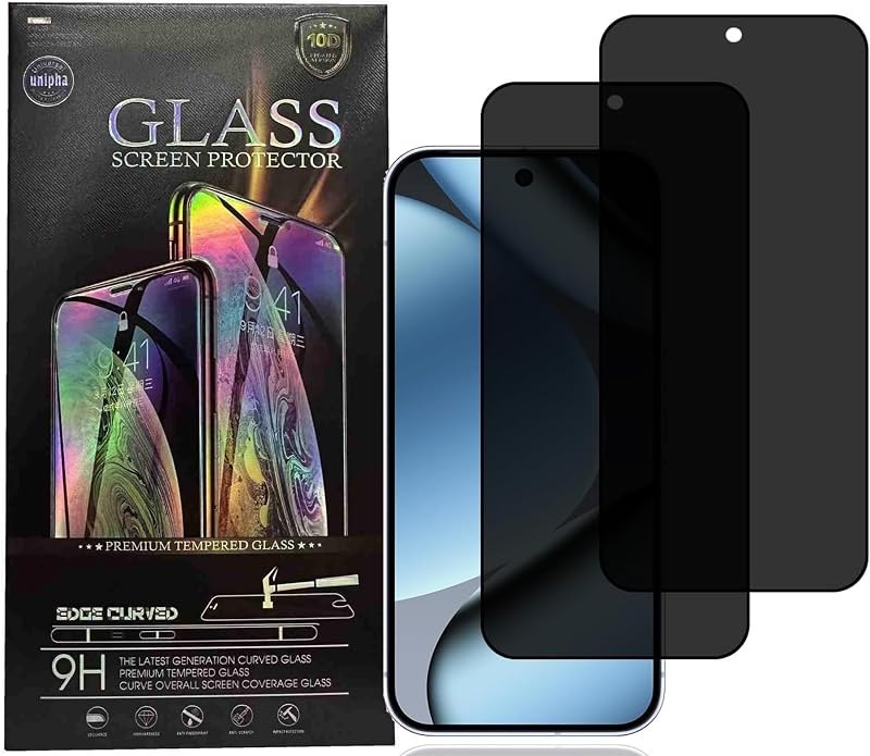 For Google Pixel 10 PRO XL Privacy Screen Protector, 2+2 Pack — screen protector for google pixel pro screen
