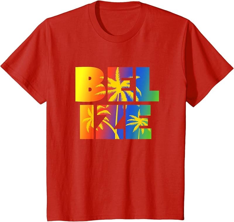 Cool Belize Vacation Shirts — Survivor Themed Kids T-Shirt for survivor themed kids shirt