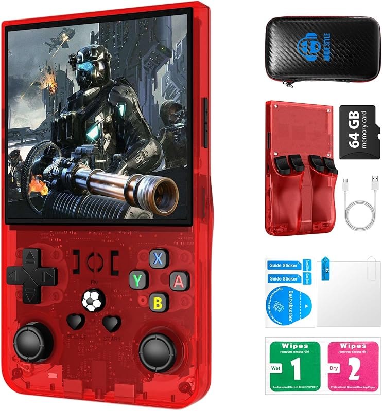 Retro Handheld Gaming Console, Video Game Console with 4.0-Inch 4K HD IPS Screen, Open Source Linux System, 4000mAh