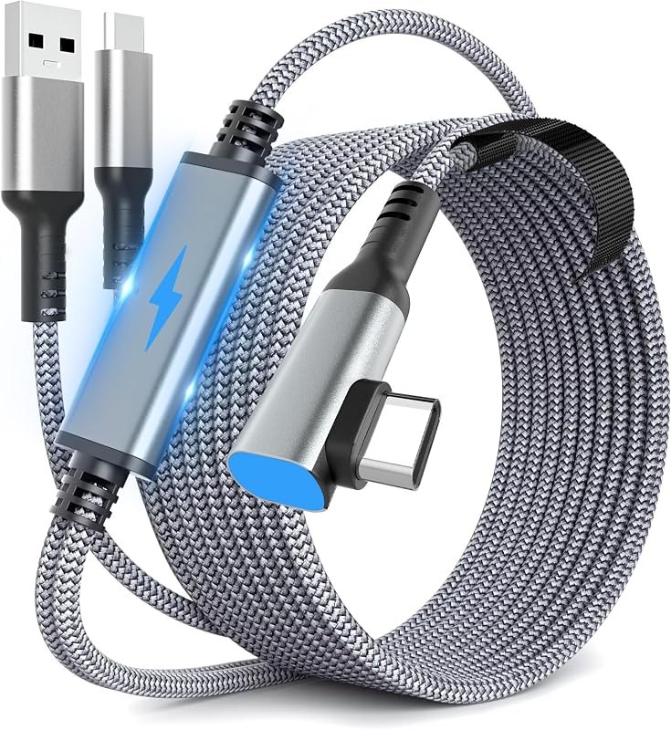 Link Cable 16FT for Meta Quest 3S/3/Quest 2(Charging While Play) — Quest link cable for quest link cable