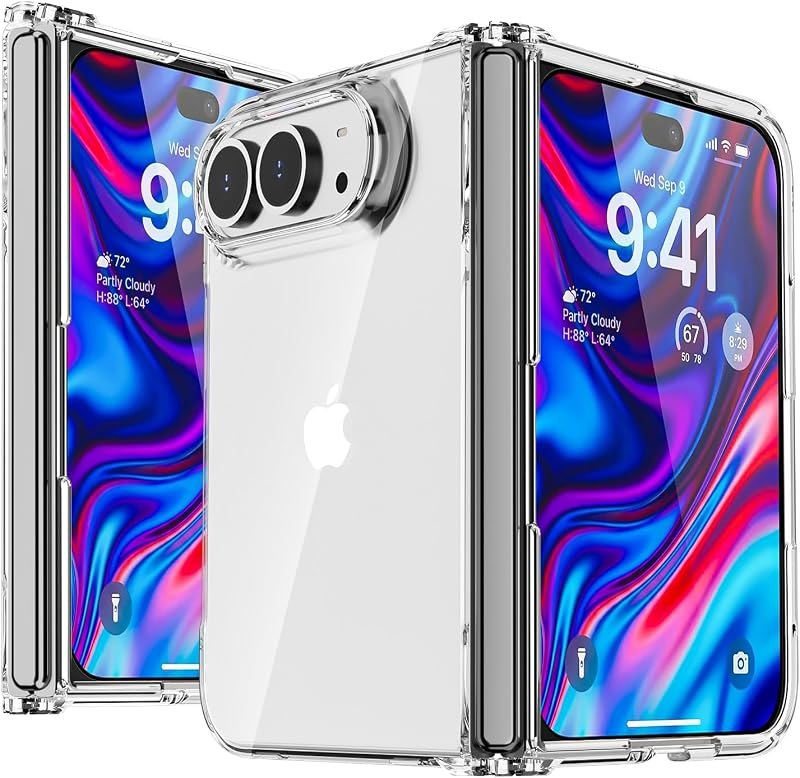 for iPhone Duo Case Clear,Compatible with MagSafe Fold Cover — iPhone Duo battery case for iphone duo battery case