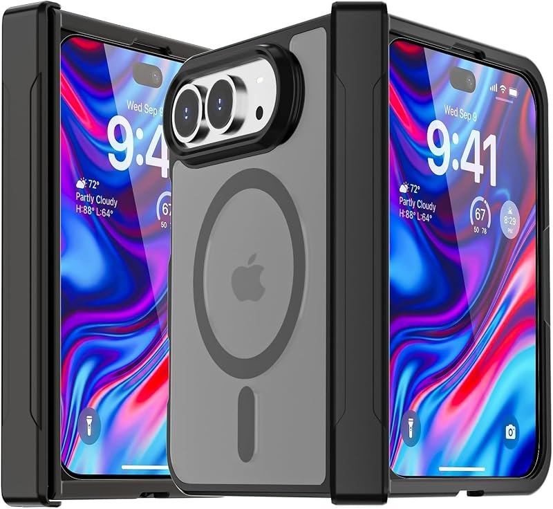 for iPhone Duo Case,Fold Matte Fit for Magsafe,Hinge Protection — iPhone Duo battery case for iphone duo battery case