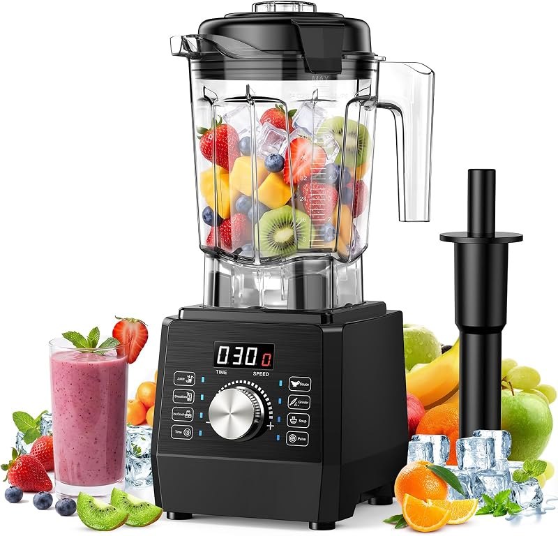 1800W Countertop Blenders for Kitchen, Blender for Smoothie with 70 oz BPA-Free Pitcher, 25000 RPM Smoothie Blender
