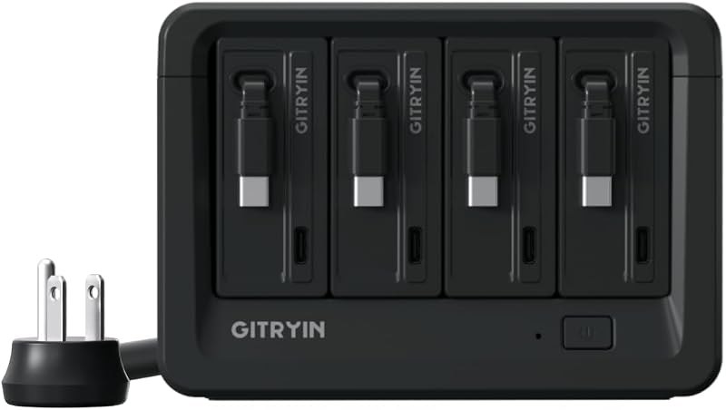 4 Type-C Retractable Wall Chargers and 1 Power Strip with App Remote Control, 12-in-1 Smart WiFi Modular Charging