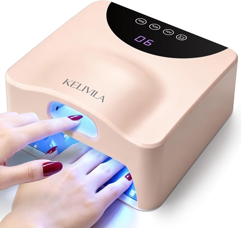 Dual Port UV LED Nail Lamp for Gel Polish 48W with Thumb Light — best gel nail lamp for both hands for gel nail lamp